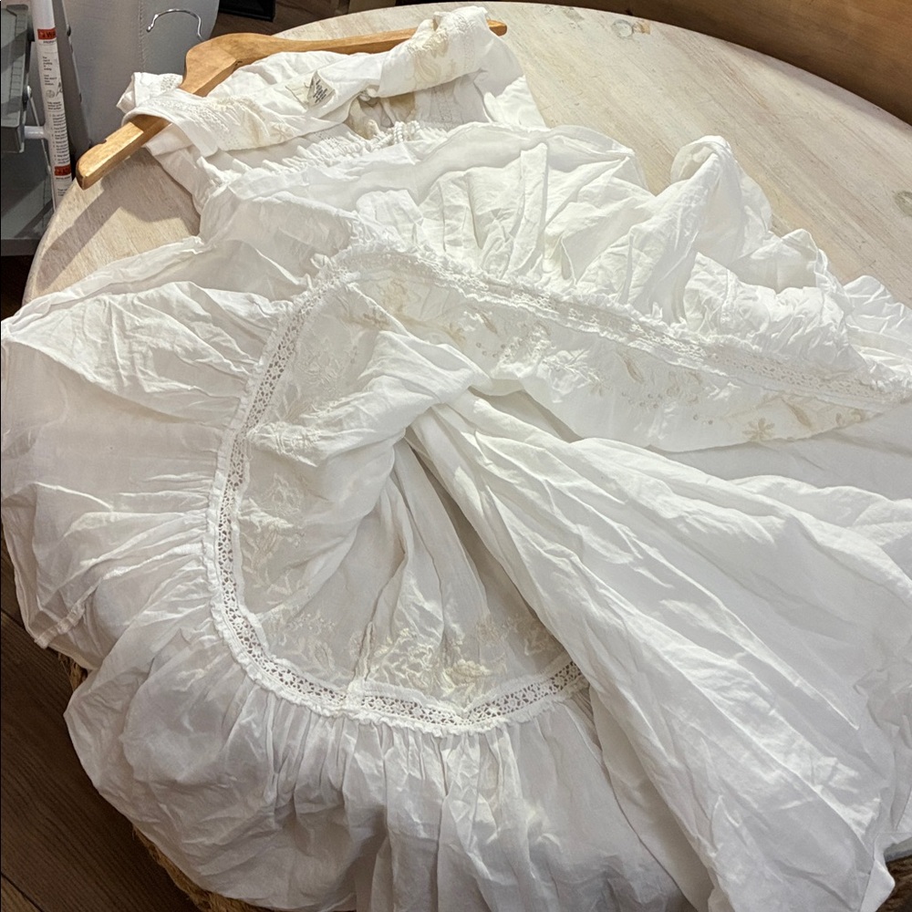 Joie Cream Maxi Dress with Tassel Tie - Picture 10 of 12